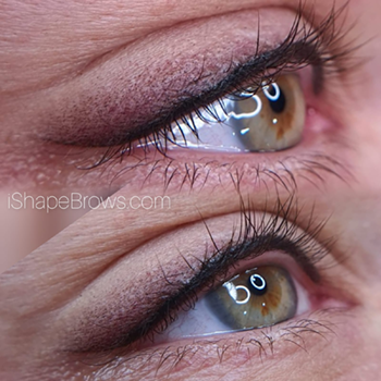 Soft shaded eyeliner